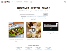 Tablet Screenshot of chowii.com